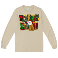 Mushroom Christmas merry mini Long Sleeve Tee - FaDigitalArtStudio