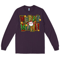 Plum Christmas merry mini Long Sleeve Tee - FaDigitalArtStudio