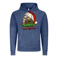 Vintage Denim Merry Christmas Vintage Hoodie - RanaPortraitStore