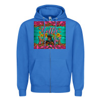 True Royal Rottie mom with roses Zipper Hoodie - Artiststas