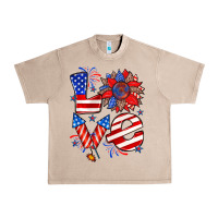 French Oak 4th of july love Urban Heavy Tee - Zillion Design Studio