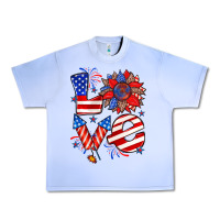 Grape Ice 4th of july love Urban Heavy Tee - Zillion Design Studio