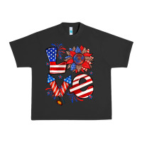 Pigment Black 4th of july love Urban Heavy Tee - Zillion Design Studio