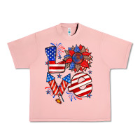 Salmon 4th of july love Urban Heavy Tee - Zillion Design Studio