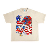 Sandshell 4th of july love Urban Heavy Tee - Zillion Design Studio