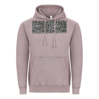 Vintage Zinc grey leopard Vintage Hoodie - JahusDesignShop