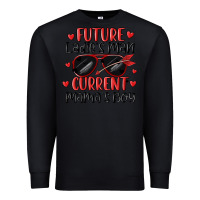 Black future ladies man current mamas boy Premium Sweatshirt - MaliasSmallBusiness