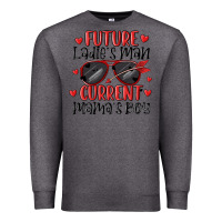 Charcoal Heather future ladies man current mamas boy Premium Sweatshirt - MaliasSmallBusiness