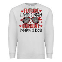 Dove Grey future ladies man current mamas boy Premium Sweatshirt - MaliasSmallBusiness
