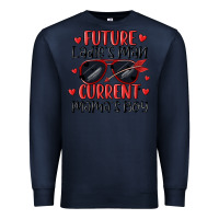 Navy future ladies man current mamas boy Premium Sweatshirt - MaliasSmallBusiness