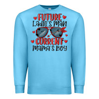 Ocean Blue future ladies man current mamas boy Premium Sweatshirt - MaliasSmallBusiness