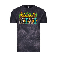 Cloud Black blessed mini Vintage Tee - Zillion Design Studio