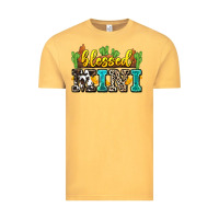Vintage Mustard blessed mini Vintage Tee - Zillion Design Studio