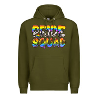Army Green Western LGBTQ+ Pride Squad Premium Hoodie - BundleAndBundleShop