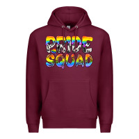 Burgundy Western LGBTQ+ Pride Squad Premium Hoodie - BundleAndBundleShop