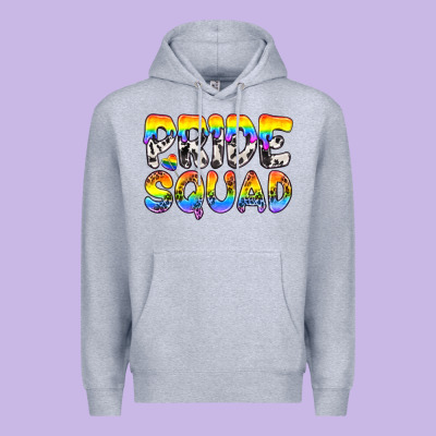 Western Lgbtq+ Pride Squad Premium Hoodie Designed By Bundleandbundleshop