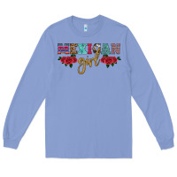Colony Blue mexican girl Long Sleeve Tee - HRA Design Shop