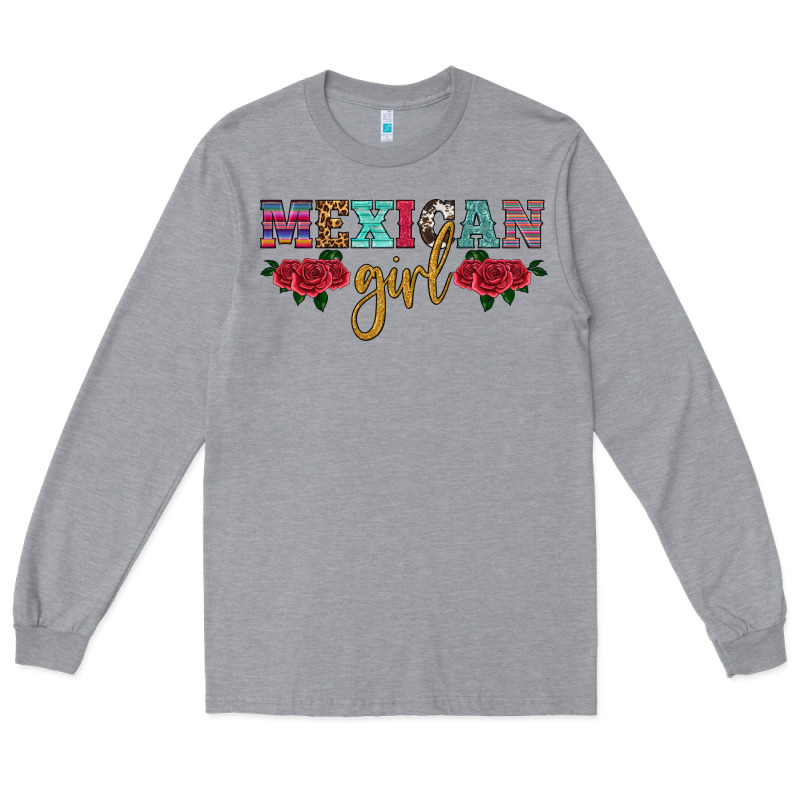 Mexican Girl Long Sleeve Tee by HRA Design Shop | Teevron