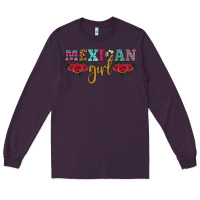 Plum mexican girl Long Sleeve Tee - HRA Design Shop