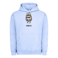 Pigment Grape Ice Yellow Glitter, Leopard Pattern Mom Skull Urban Hoodie - Bettercallsaul