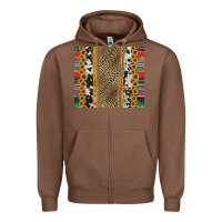 Chestnut western serape cowhide Zipper Hoodie - Jasminsmagicworld