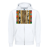 White western serape cowhide Zipper Hoodie - Jasminsmagicworld