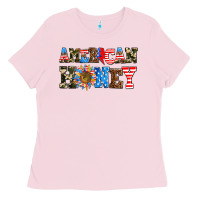 Bubblegum Pink American honey Ladies Tee - AdoDesignShop