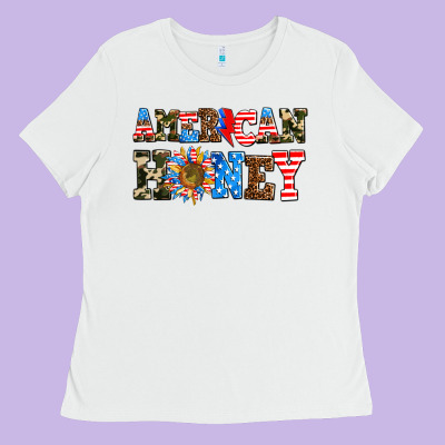 American Honey Ladies Tee Designed By Adodesignshop