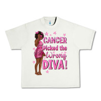 Pistachio Cancer Picked The Wrong Diva with Black Woman Urban Heavy Tee - texasbilliewilder