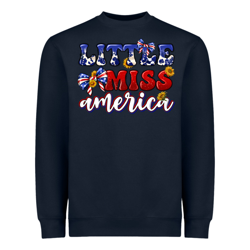 Little Miss America Heavyweight Sweatshirt by texasbilliewilder | Teevron