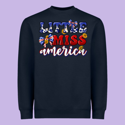 Heavyweight Sweatshirt little miss america