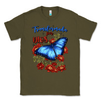Army Green transformada por dios Classic Tee - JahusDesignShop