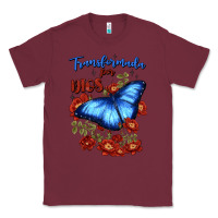Burgundy transformada por dios Classic Tee - JahusDesignShop