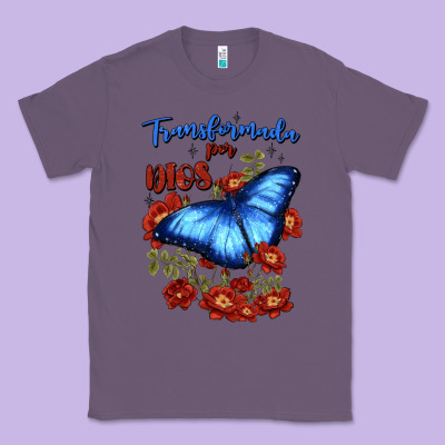 Transformada Por Dios Classic Tee Designed By Jahusdesignshop