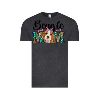 Vintage Black western beagle mom Vintage Tee - RanaPortraitStore