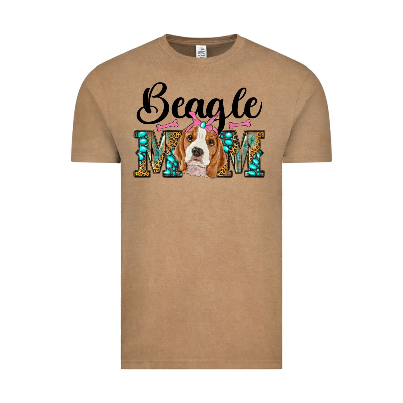 Western Beagle Mom Vintage Tee by RanaPortraitStore | Teevron