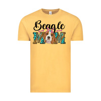 Vintage Mustard western beagle mom Vintage Tee - RanaPortraitStore