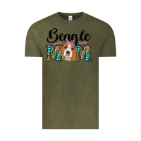 Vintage Olive western beagle mom Vintage Tee - RanaPortraitStore