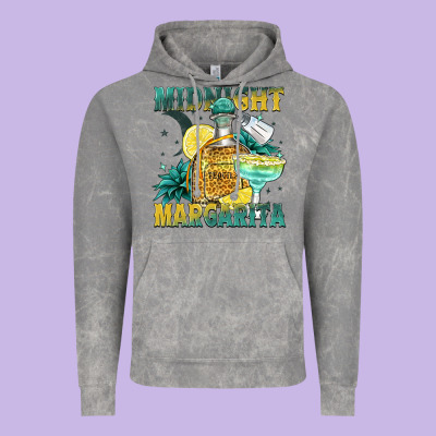 Midnight Margarita Vintage Hoodie Designed By Zillion Design Studio