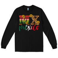 Black mexico Long Sleeve Tee - HRA Design Shop