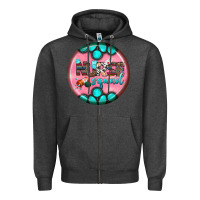 Charcoal Heather nurse round earrings 3 Zipper Hoodie - BundleAndBundleShop