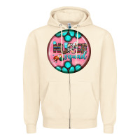 Sandshell nurse round earrings 3 Zipper Hoodie - BundleAndBundleShop