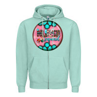 Seafoam nurse round earrings 3 Zipper Hoodie - BundleAndBundleShop