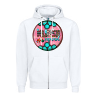 White nurse round earrings 3 Zipper Hoodie - BundleAndBundleShop