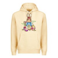 Pina Colada easter bunny and eggs Premium Hoodie - AdoDesignShop