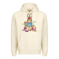 Sandshell easter bunny and eggs Premium Hoodie - AdoDesignShop