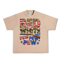 Burro red white and pew pew pew Urban Heavy Tee - Zillion Design Studio