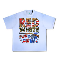 Grape Ice red white and pew pew pew Urban Heavy Tee - Zillion Design Studio