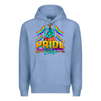 Colony Blue LGBTQ+ Pride Tribe Premium Hoodie - BundleAndBundleShop