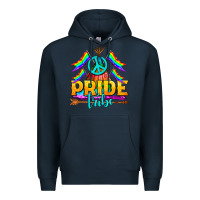 Navy LGBTQ+ Pride Tribe Premium Hoodie - BundleAndBundleShop